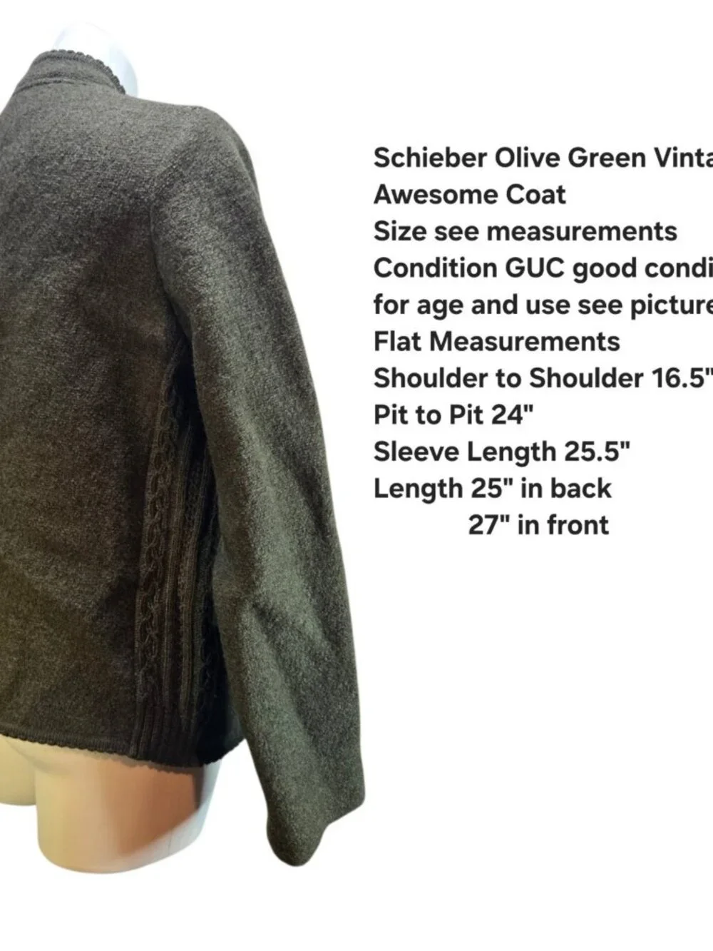 Schieber vintage wool